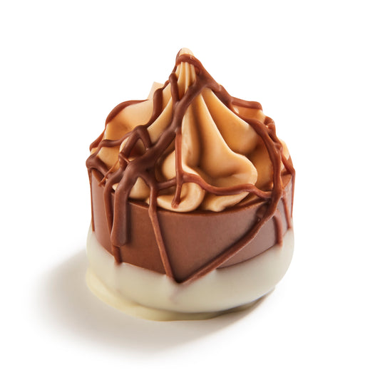Caramel frozen yogurt
